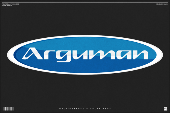 Arguman: A Modern Display Font with Retro and Futuristic Flair
