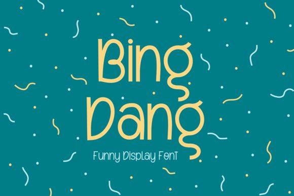 Bing Dang: A Simple and Cute Display Font for Modern Design