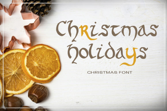 Christmas Holidays Font for Modern Designs