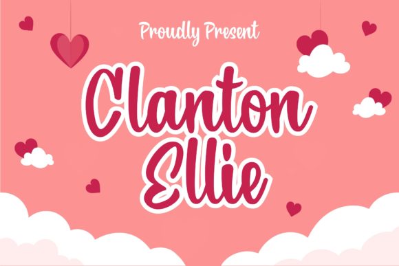 Clanton Ellie Font for Joyful Designs