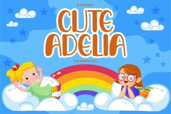 Cute Adelia: A Playful Display Font for Creative and Professional Workflows