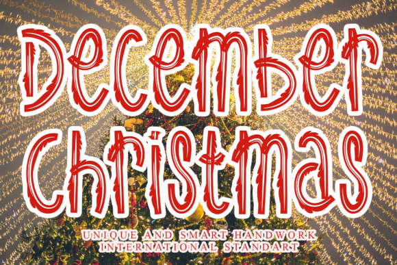 December Christmas: A Versatile Font for Creative and Professional Projects