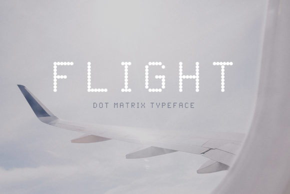Flight Font for Modern Design Needs