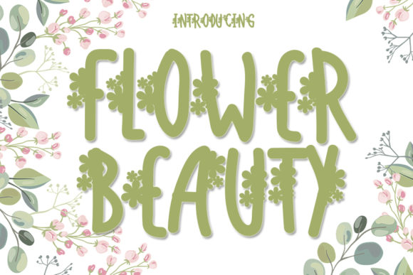 Flower Beauty: A Playful Font for Creative and Professional Workflows