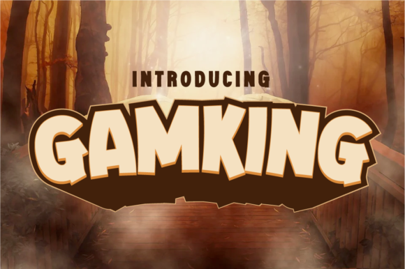 Gamking Font: Bold, Stylish, and Impactful