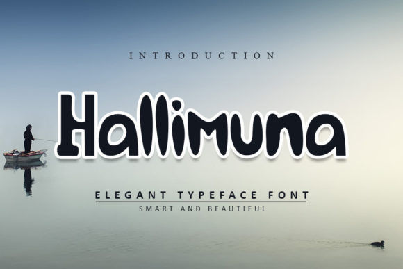 Hallimuna: A Stylish and Modern Display Font for Every Design Project