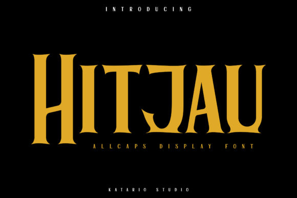 Hitjau: A Bold Display Font That Elevates Your Designs