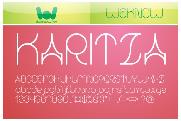 Karitza: A Playful Font for Creative Expression