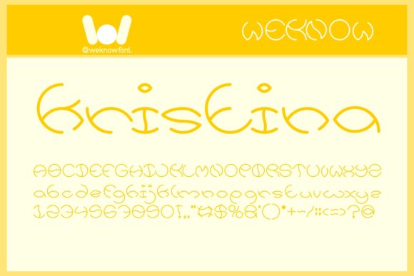 Kristina Font: A Modern Display Typeface for Bold Design