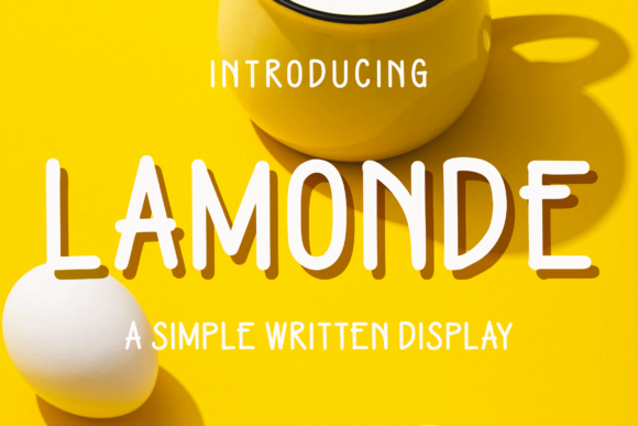 Lamonde Font: A Simple and Neat Display Font