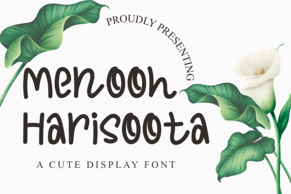 Menooh Harisoota: A Playful Font That Adds Joy to Your Designs