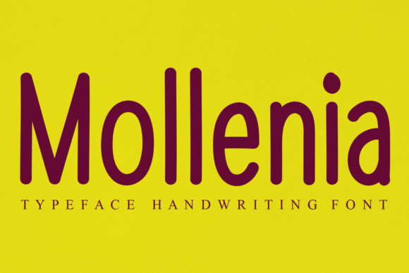 Mollenia: A Bold and Trendy Display Font for Creative Projects