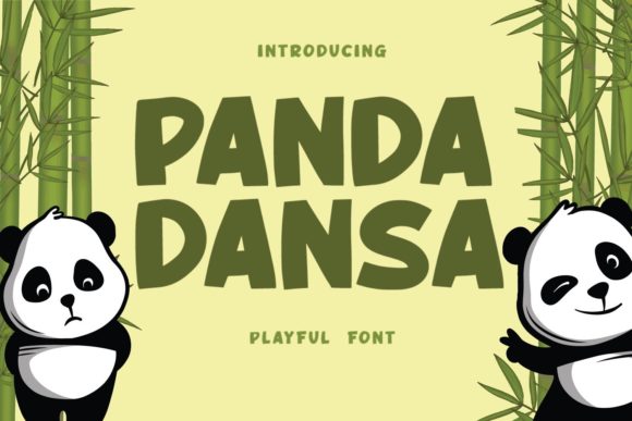 Panda Dansa: A Playful Font for Bold Statements and Creative Projects