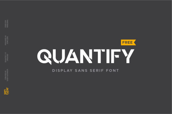 Quantify: A Bold Display Font That Elevates Your Visual Storytelling