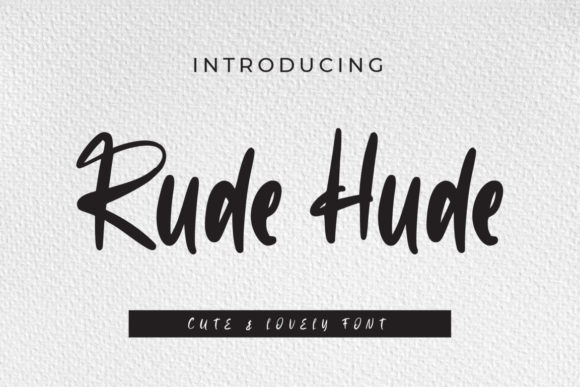Rude Hude Font: A Bold Choice for Dynamic Design