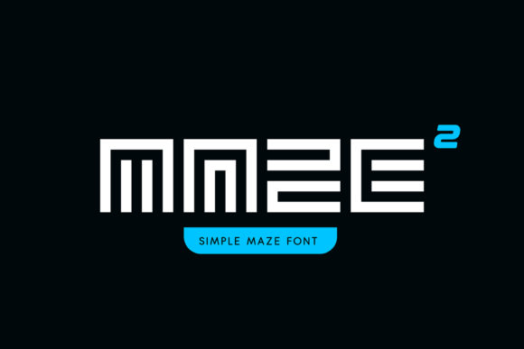 SimpleMaze Font for Futuristic Design