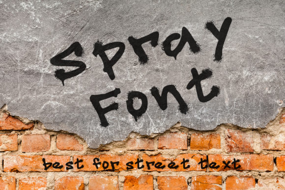 Spray Font: Urban Art Meets Design Excellence